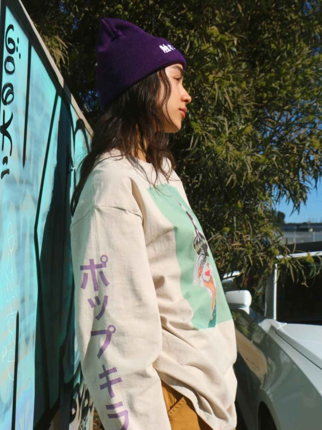 Popkiller Artist Series Cogumeli Mushroom Girl Long Sleeve