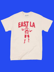 Luchador East LA graphic tee.