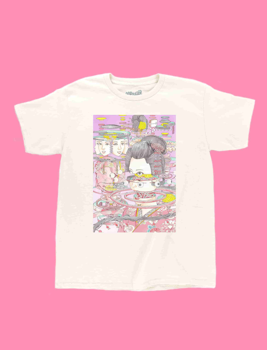 Popkiller Artist Series Shintaro Kago Geisha Factorization Youth's T-Shirt