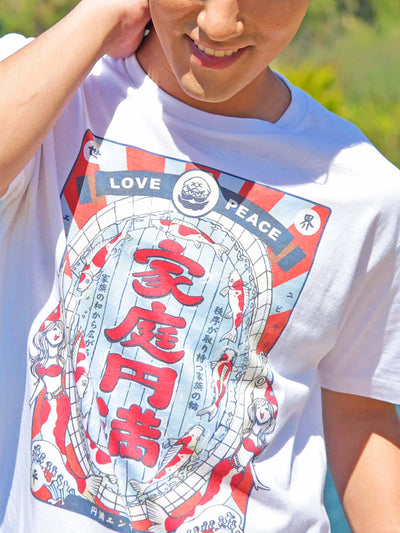 Vintage Japan graphic tee by Japanese artist Anraku.