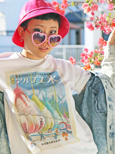 Kawaii pastel shaved ice graphic t-shirt.