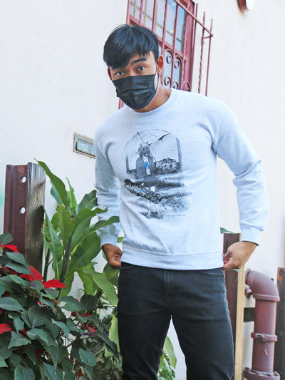 Punk anime school girl sweater.