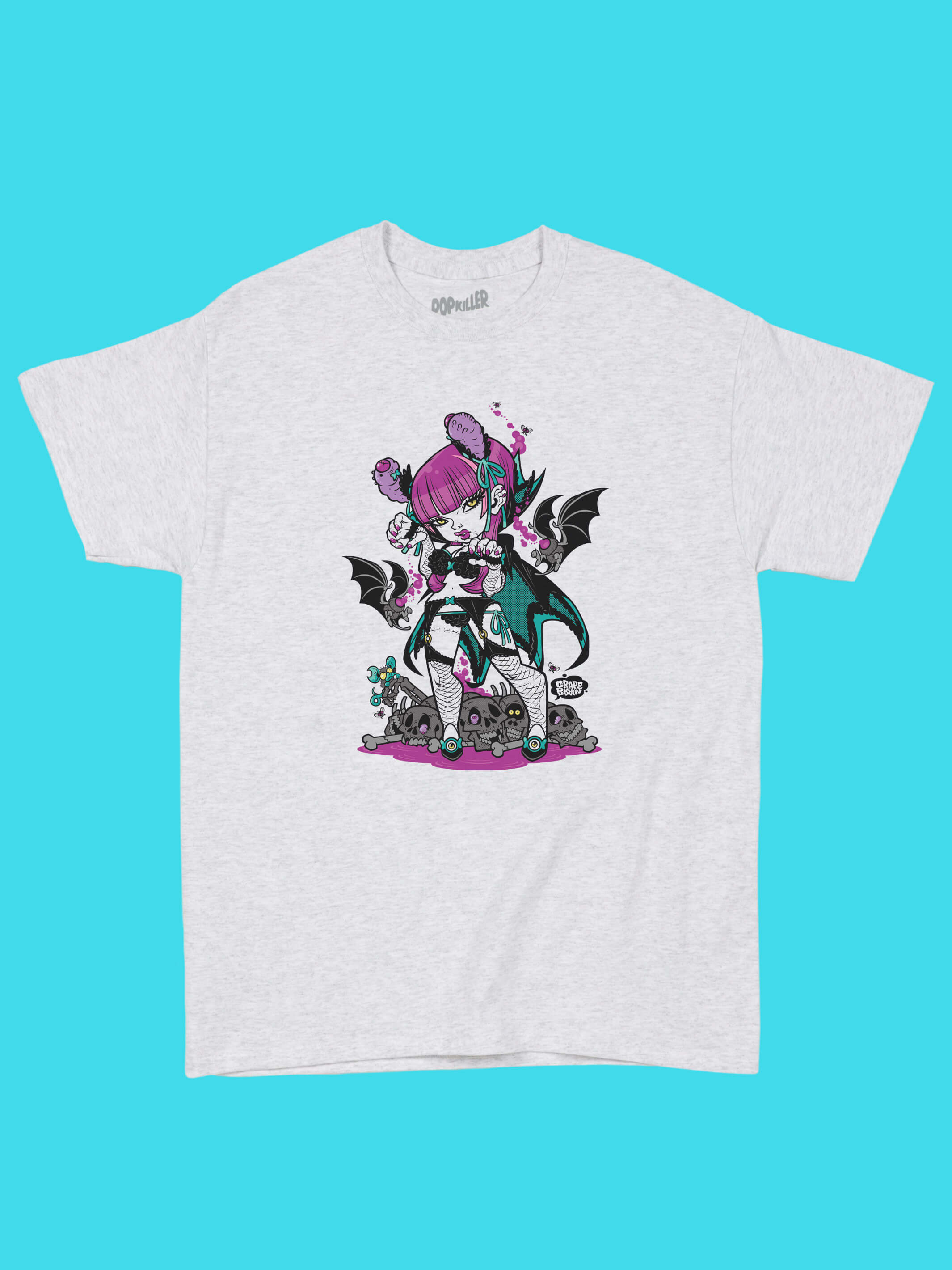 Popkiller Artist Series GRAPE BRAIN Gothic Lolita Classic T shirt