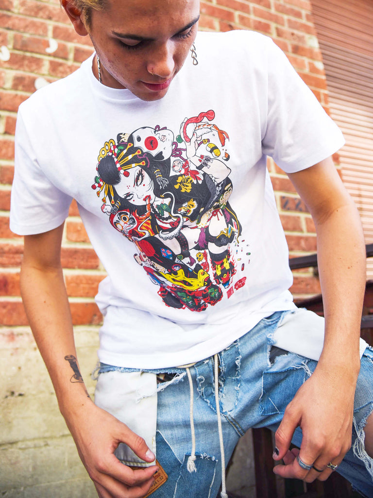 Popkiller Artist Series GRAPE BRAIN Oiran Classic T-shirt