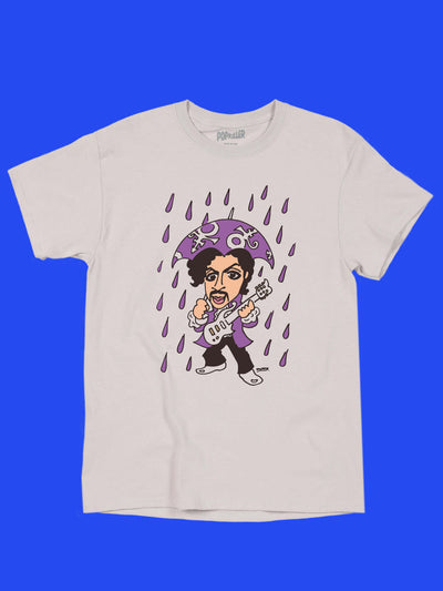 Kawaii Prince Purple Rain graphic t-shirt.