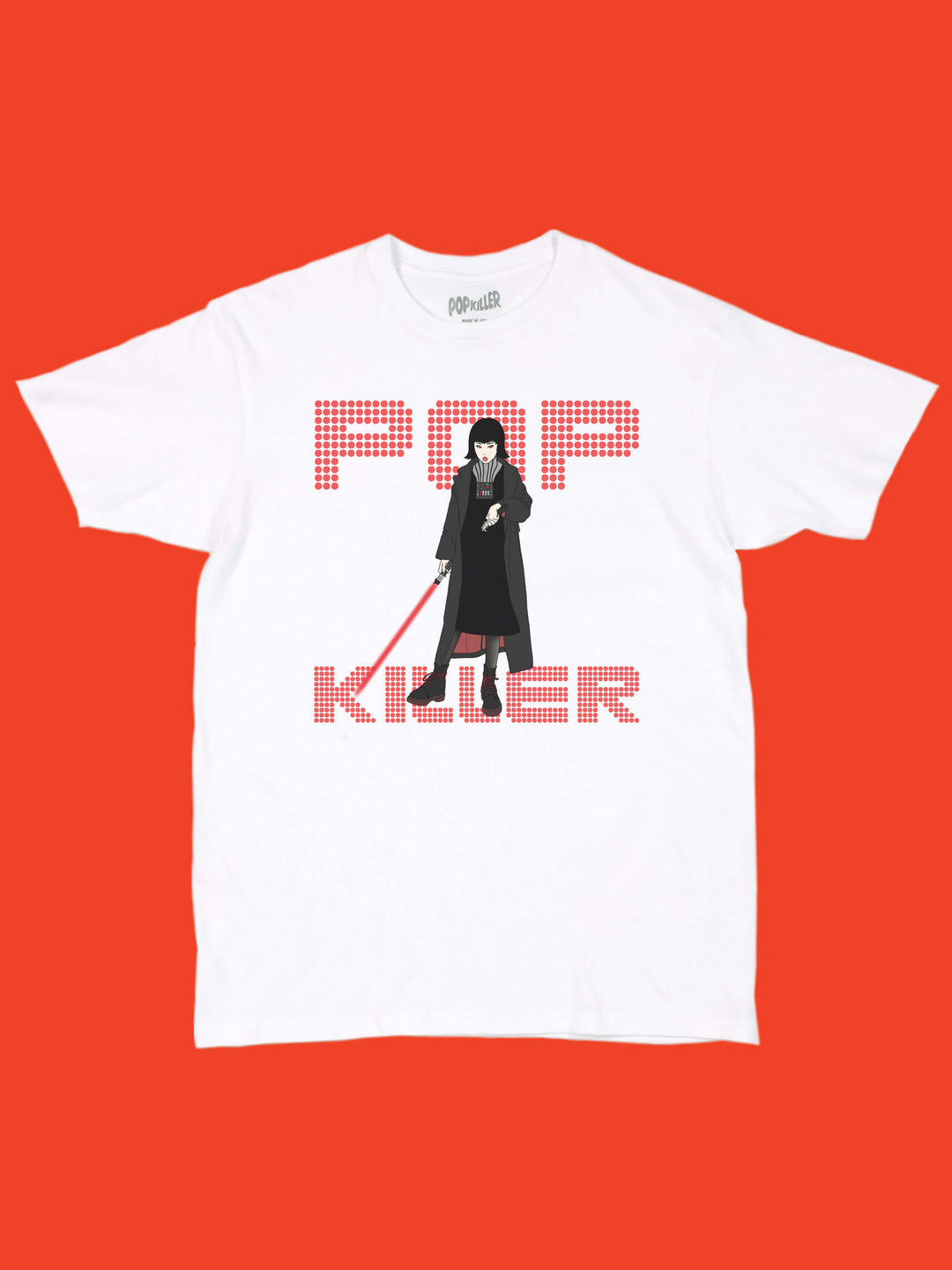 Anime Darth Vader girl graphic t-shirt.