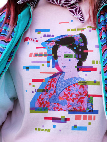 Neo Ukiyoe Glitchin the Maiko Classic T-shirt