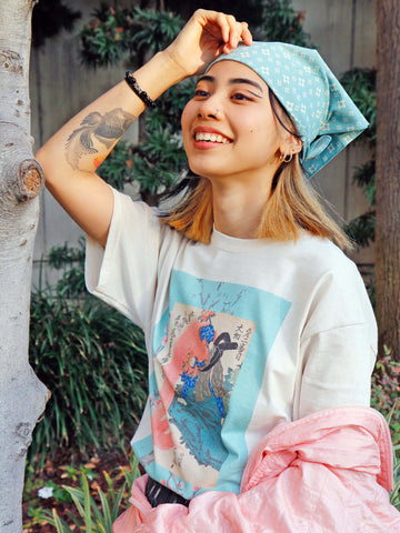 Neo Ukiyoe Rose Samurai Classic T-shirt