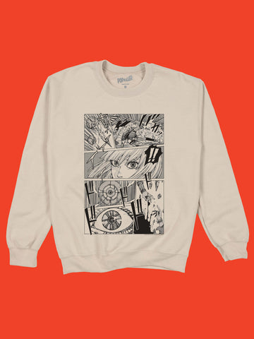 Anime manga panel sweater.
