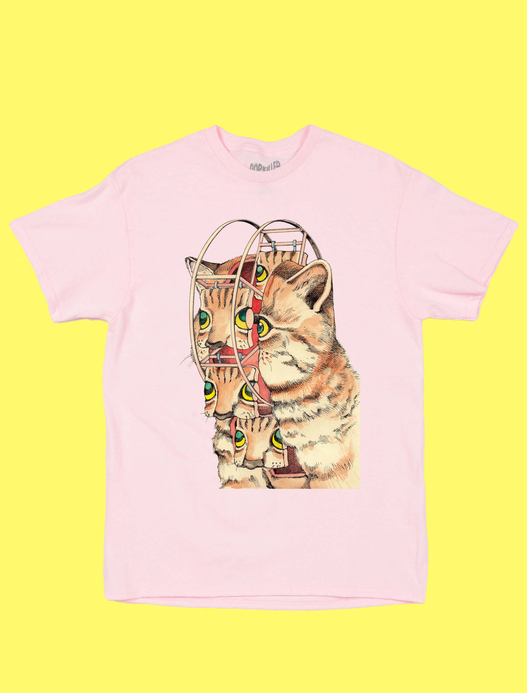 Popkiller Artist Series Shintaro Kago Cat Ferris Wheel Classic T-shirt