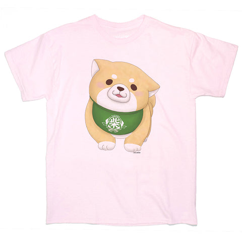 Anime shiba inu graphic t-shirt.