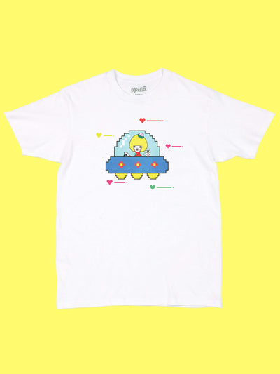Kawaii UFO pop art t-shirt.