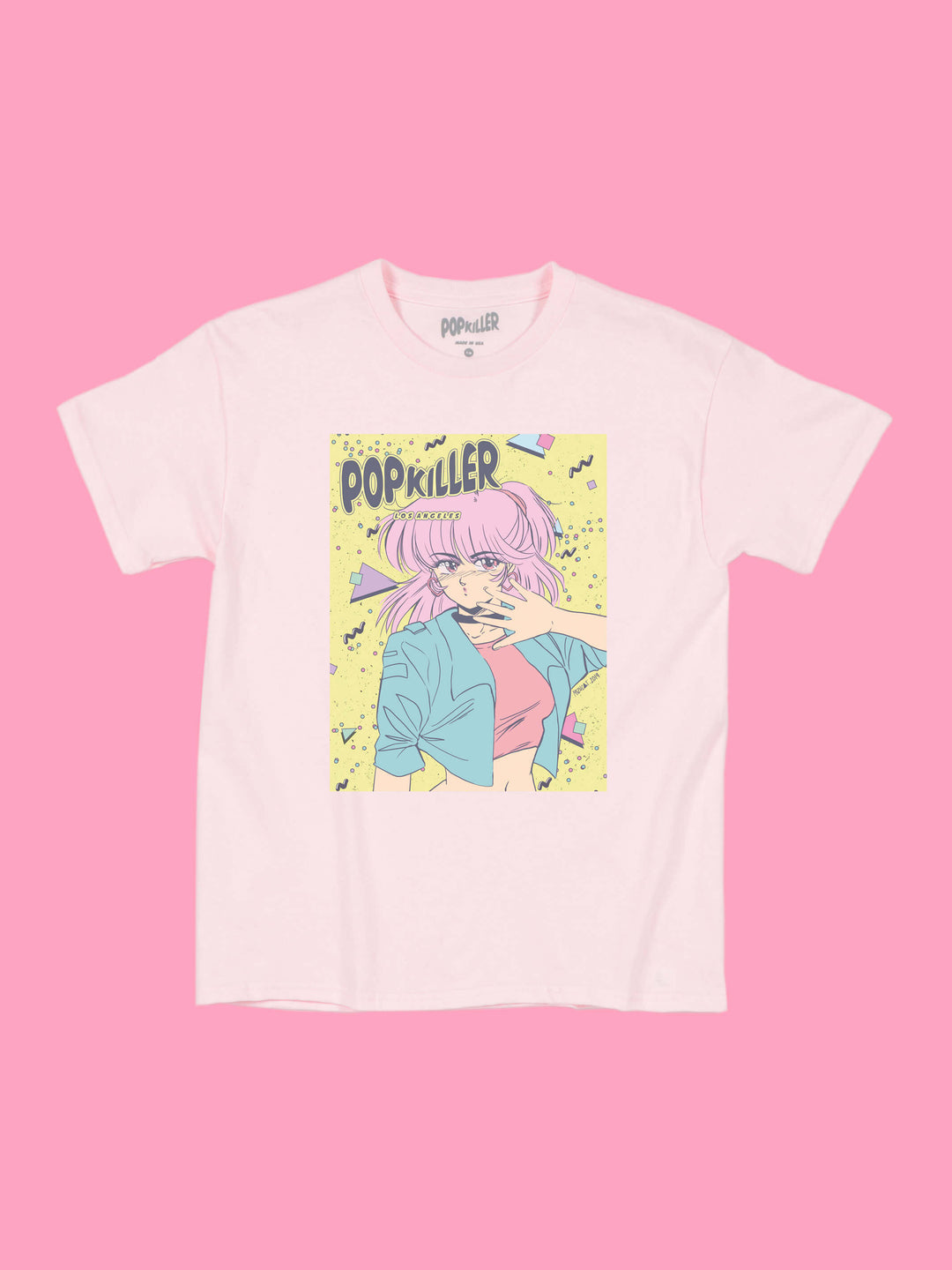 City Pop aesthetic Japanese t-shirt.