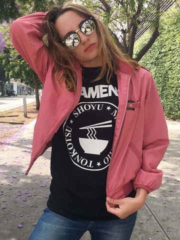 Funny punk Ramones parody t-shirt.