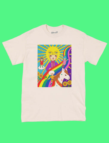 The Sun tarot deck major arcana apparel design by Japanese sand artist artist Naoshi.