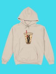 Kawaii boba tea streetwear hoodie.