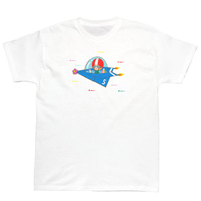 Pop art jet plane kawaii t-shirt.