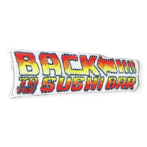 Funny parody 'Back to the sushi bar' patch.