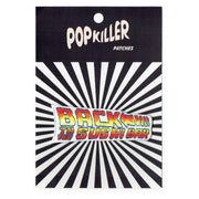 80s movie parody 'Back to the future' patch.
