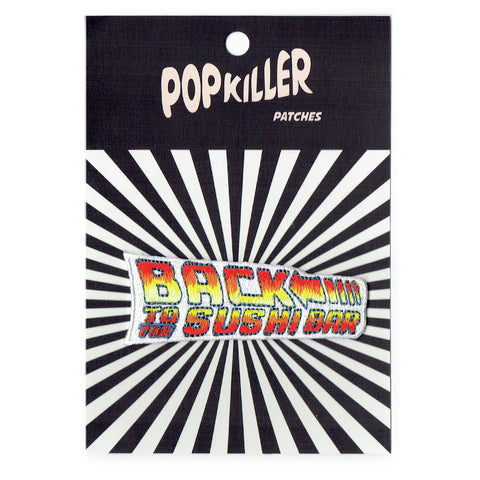 80s movie parody 'Back to the future' patch.
