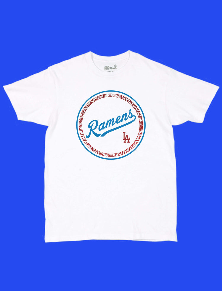 Ramen themed Dodgers t-shirt.