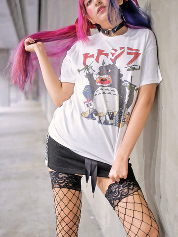 Totozilla kaiju graphic t-shirt.