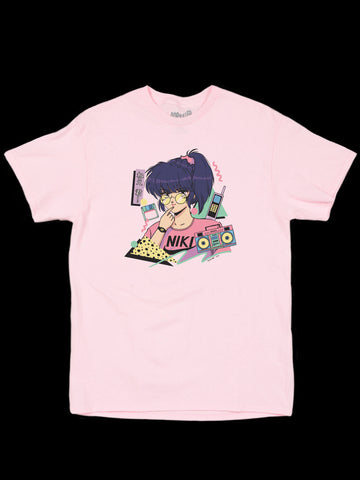 Kawaii retrowave anime t-shirt.