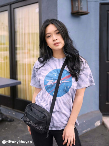 Japanese Nasa logo tie dye t-shirt.