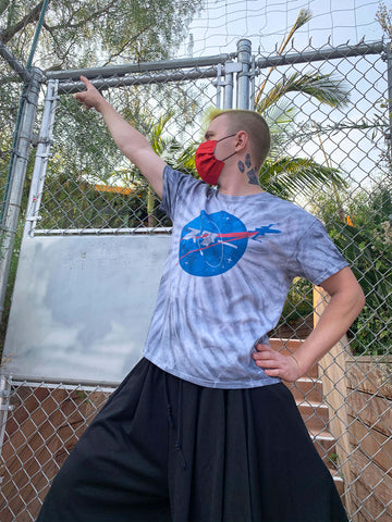 Star Wars parody tie dye graphic tee.