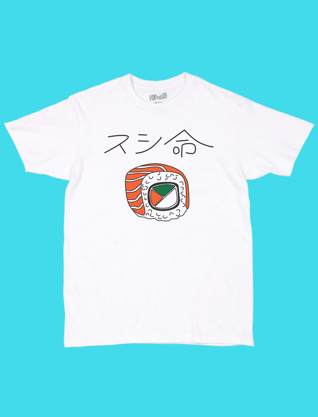 Japanese sushi lover graphic t-shirt.