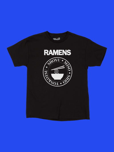 Ramones parody black band tee.