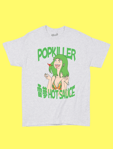 Spicy anime waifu graphic tee.