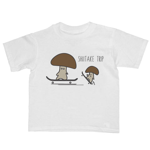 Mushroom trip funny kid's t-shirt.