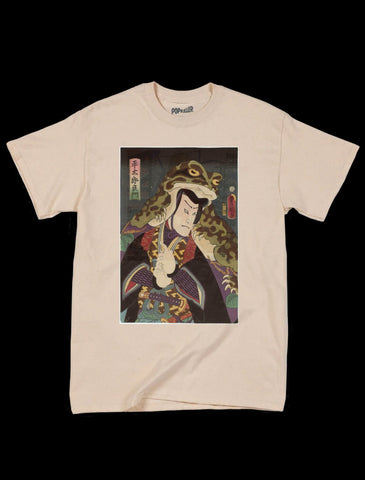 Japanese Ukiyoe Kunisada Frog Hat Classic T-shirt