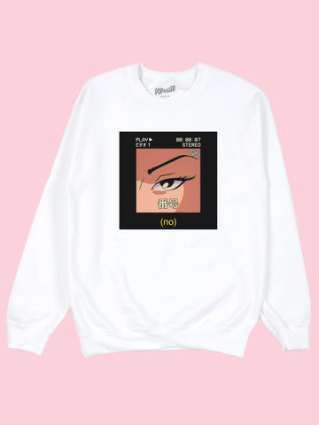 Retro anime eye sweater.