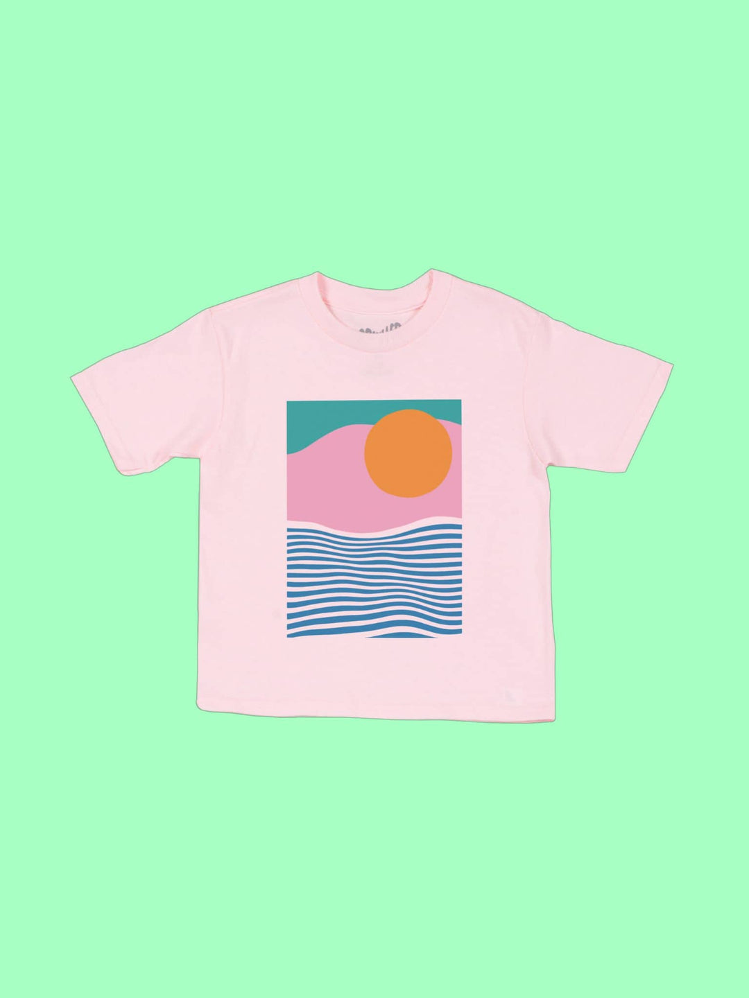 Vaporwave Sunrise Kid's T-shirt