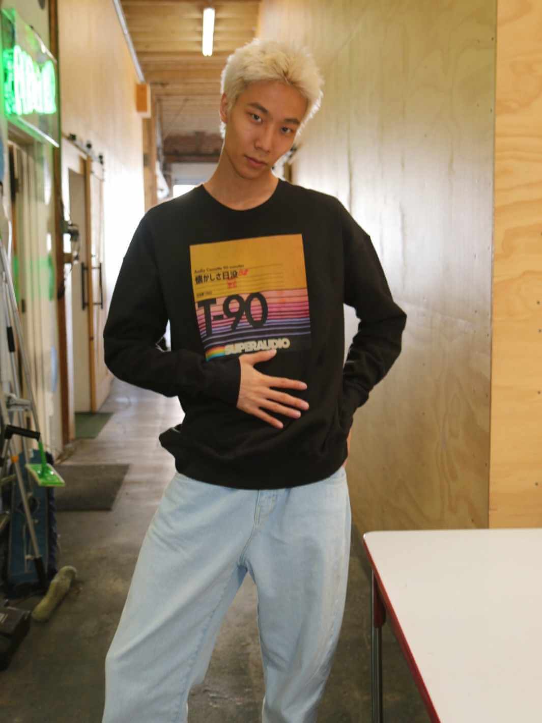 Popkiller Artist Series Warakami Vaporwave Nostalgia Sunset Pullover Sweatshirt