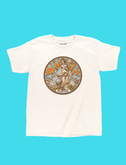 Japanese spaghetti humor graphic youth t-shirt.