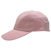 A side view of the pink kawaii hat.