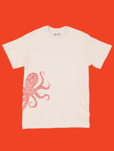 Popkiller Artist Series Daisuke Okamoto Kaiju Octopus Classic T-shirt