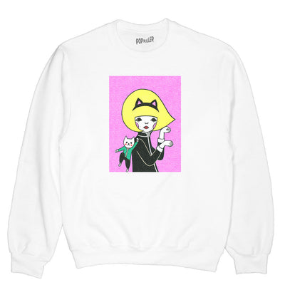 Kawaii cat girl sweater.