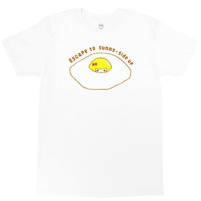 Kawaii egg graphic t-shirt.