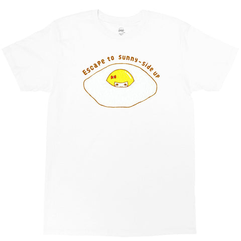 Kawaii egg graphic t-shirt.