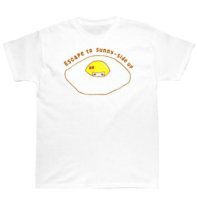 Kawaii egg girl graphic t-shirt.