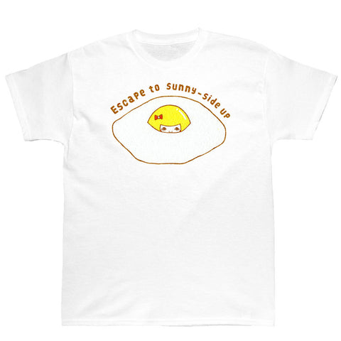 Kawaii egg girl graphic t-shirt.