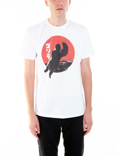 White King Kong graphic tee by Los Angeles brand Popkiller.