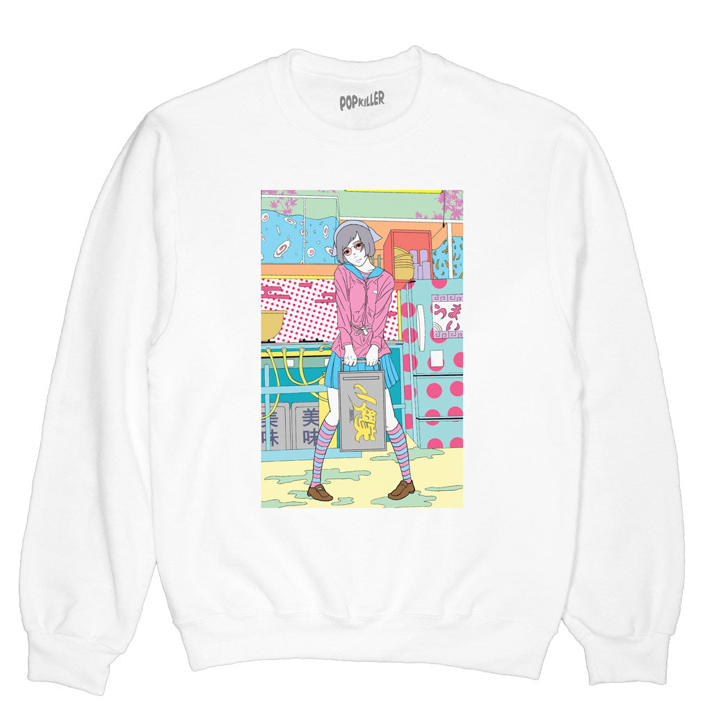 Pastel kawaii anime girl sweater.