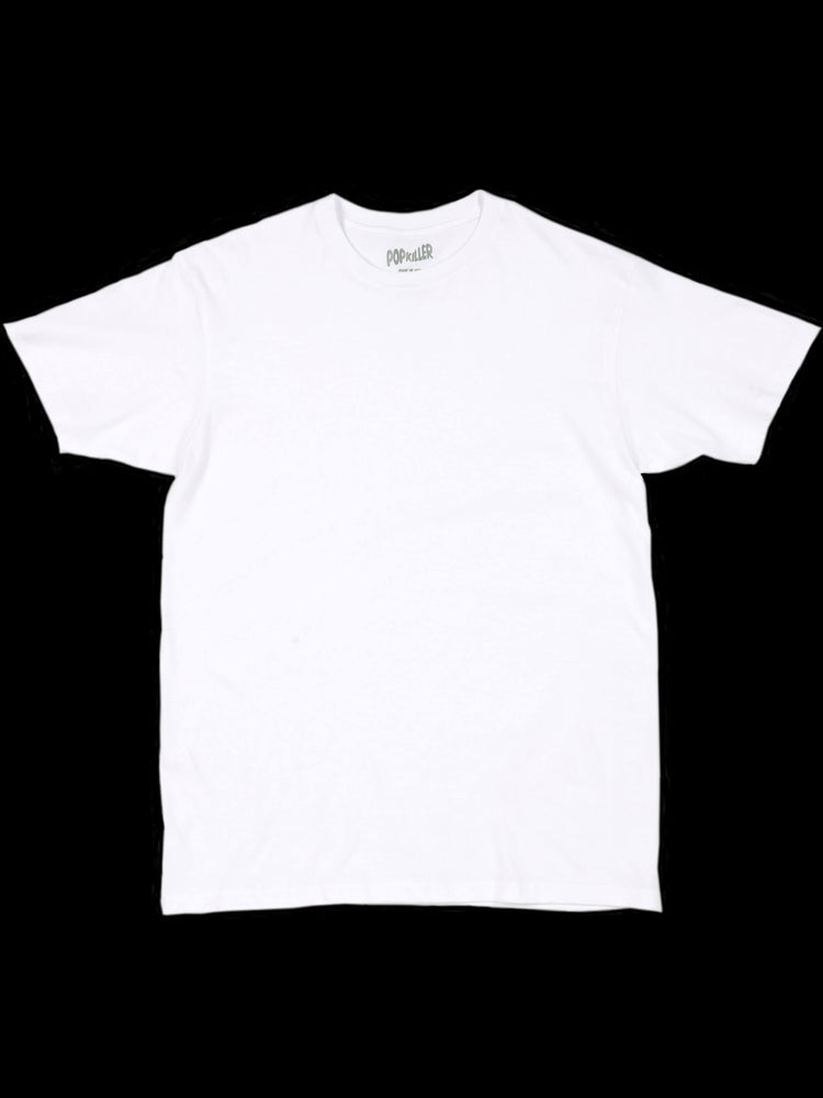 Print your own design on Popkiller's Unisex white colored t-shirt!