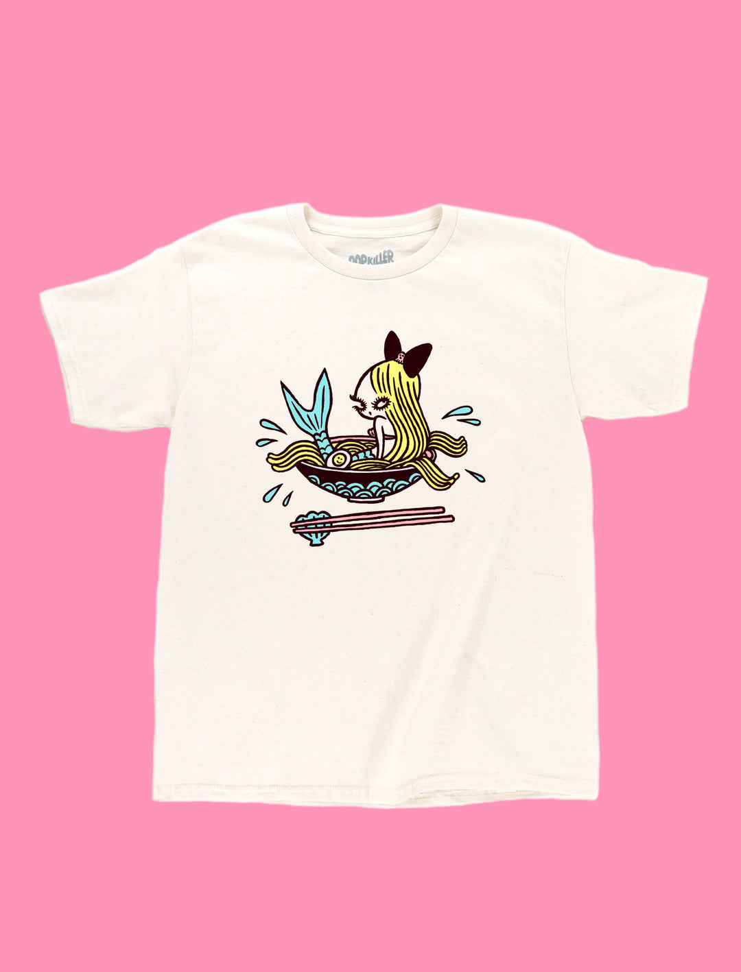 Popkiller Artist Series Mizna Wada Seafood Ramen Youth T-shirt