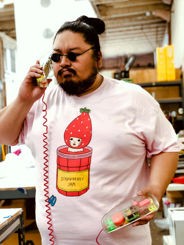 Popkiller Artist Series Naoshi Strawberry Jam Bath Classic T-shirt